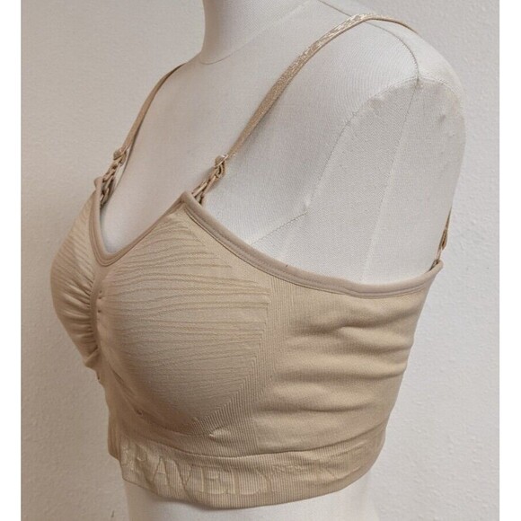 KINDERED BRAVERLY Simply Sublime Nursing Bra in Beige Size Medium - Picture 3 of 9